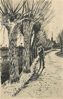 Road with Pollard Willows - Vincent van Gogh