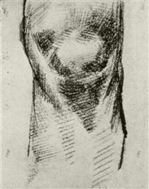 Sketch of a Knee - Винсент Ван Гог