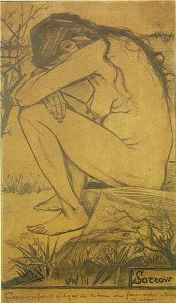 Смуток, 1882 - Вінсент Ван Гог