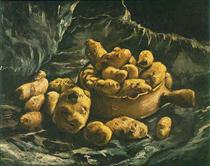 Still life with an Earthern bowl and potatoes - Vincent van Gogh
