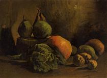 Still Life with Vegetables and Fruit - Vincent van Gogh