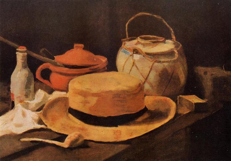 Still Life with Yellow Hat, 1885 - Винсент Ван Гог