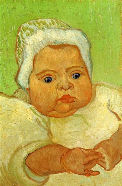 The Baby Marcelle Roulin, 1888 - 梵谷