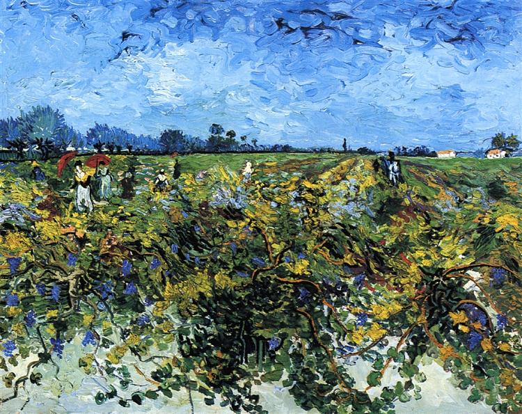 The Green Vinyard, 1888 - Vincent van Gogh