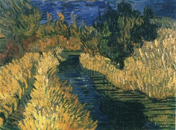 The Little Stream, 1890 - Vincent van Gogh