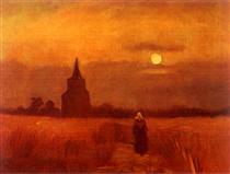 The Old Tower in the Fields - Винсент Ван Гог