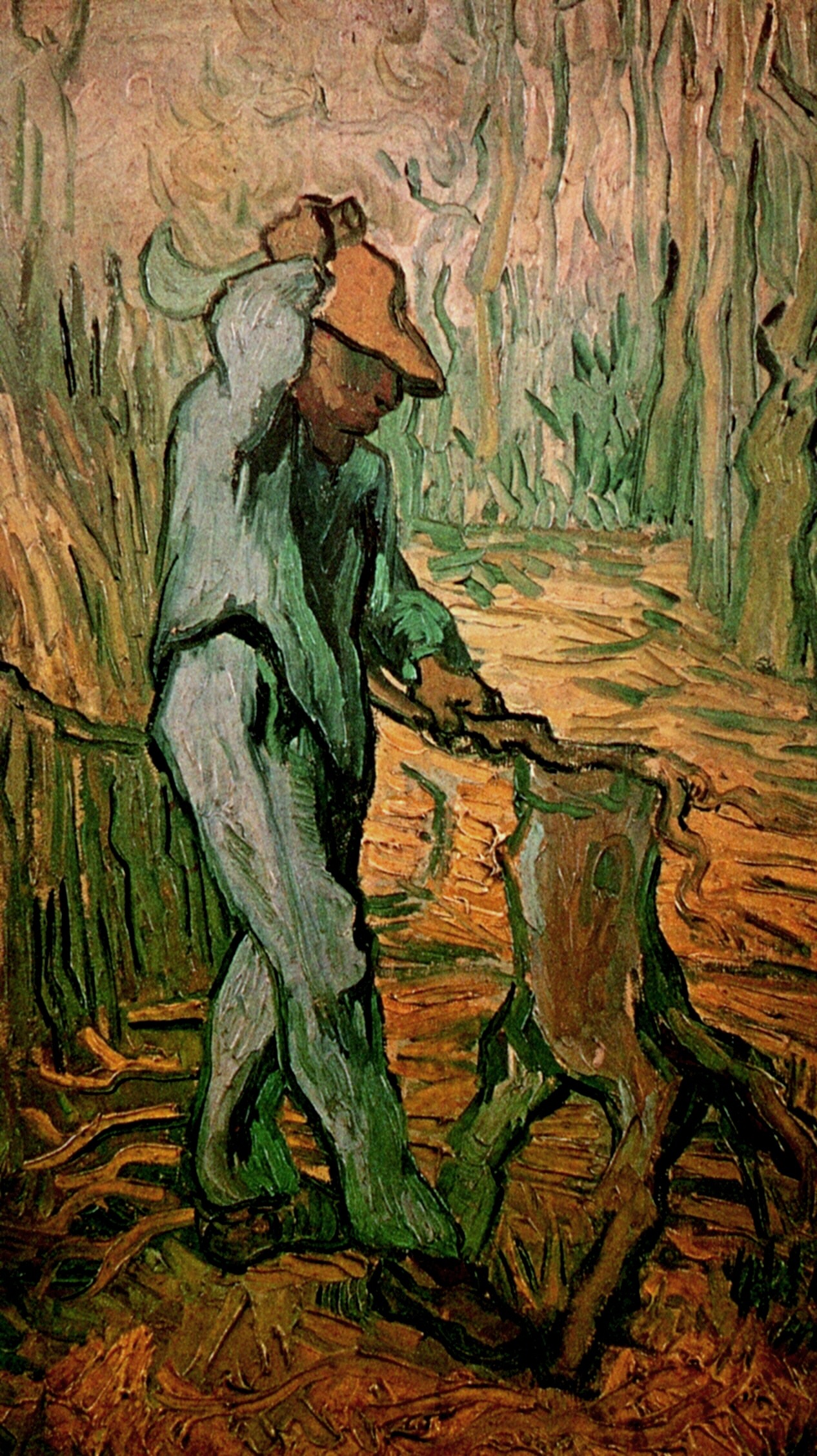 the-woodcutter-after-millet-1890-vincent-van-gogh-wikiart