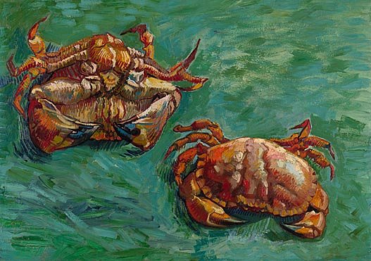 Two Crabs, 1889 - Винсент Ван Гог