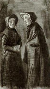 Two Women - Vincent van Gogh