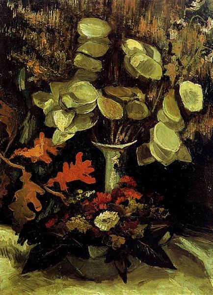 Vase with Honesty, 1884 - Вінсент Ван Гог