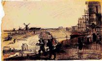 View of Montmartre - Vincent van Gogh