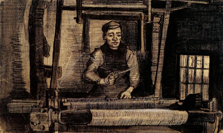 Ткач, 1884 - Вінсент Ван Гог
