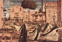 St. Jerome and Lion in the Monastery - Vittore Carpaccio