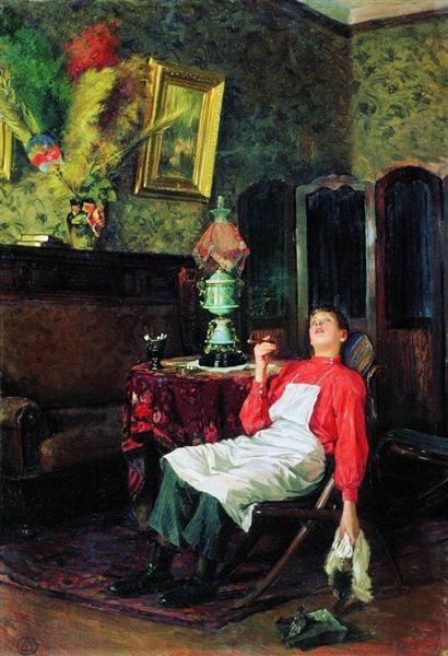 Without a master, 1911 - Vladimir Makovsky