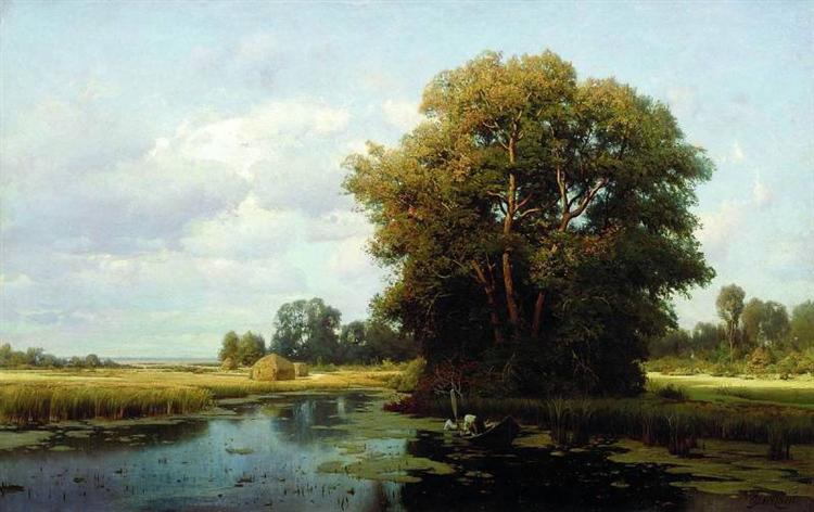 Landscape with swamp - Wolodymyr Orlowskyj