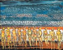 African Figures and Birds - Волтер Баттіс