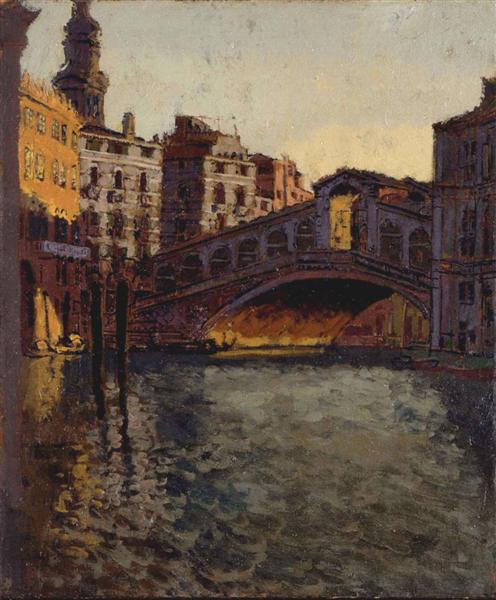 The Rialto Bridge, Venice - Walter Richard Sickert