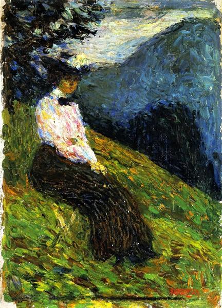 Kochel – Gabriele Munter, 1902 - Wassily Kandinsky