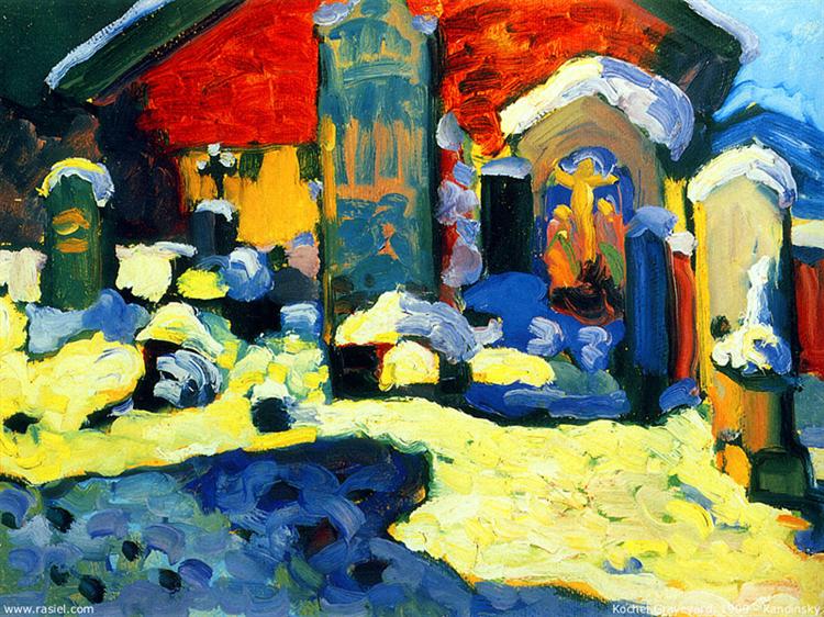 Kochel Graveyard, 1910 - Vassily Kandinsky