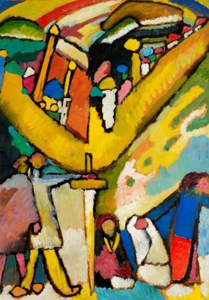 Study for Improvisation 8, 1909 - Wassily Kandinsky