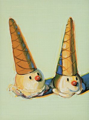 Jolly Cones, 2002 - Wayne Thiebaud