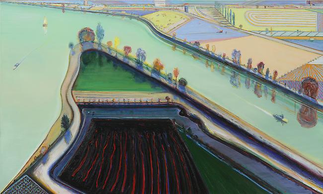 River Boats, 2001 - Wayne Thiebaud