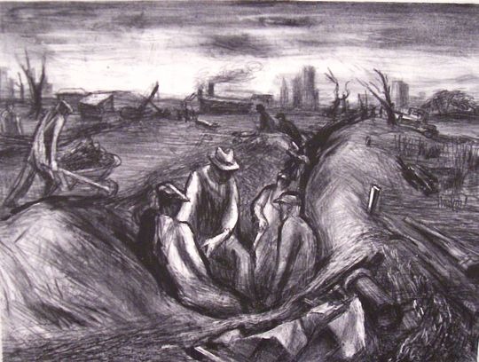 Men in a Ditch, 1936 - Уилл Барнет