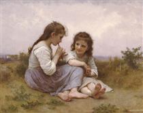 A Childhood Idyll - William Adolphe Bouguereau
