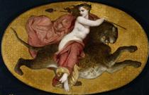 Bacchante on a Panther - William Adolphe Bouguereau