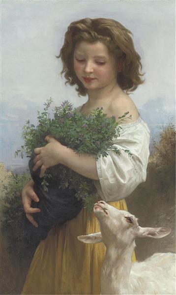 Little Esmeralda, 1874 - William-Adolphe Bouguereau