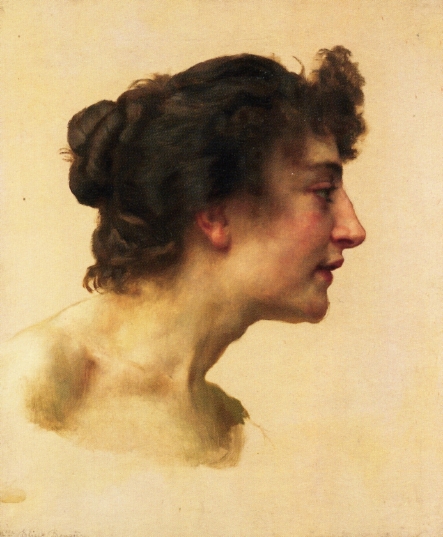 Study of the Head of Elize, 1895 - 1896 - William Adolphe Bouguereau