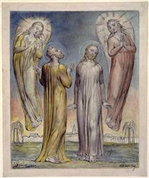 Andrew, Simon Peter Searching for Christ - William Blake