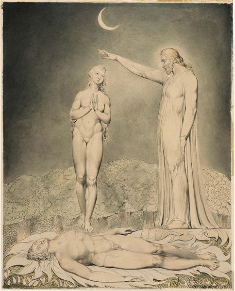 Illustration to Milton`s Paradise Lost, 1808 - William Blake