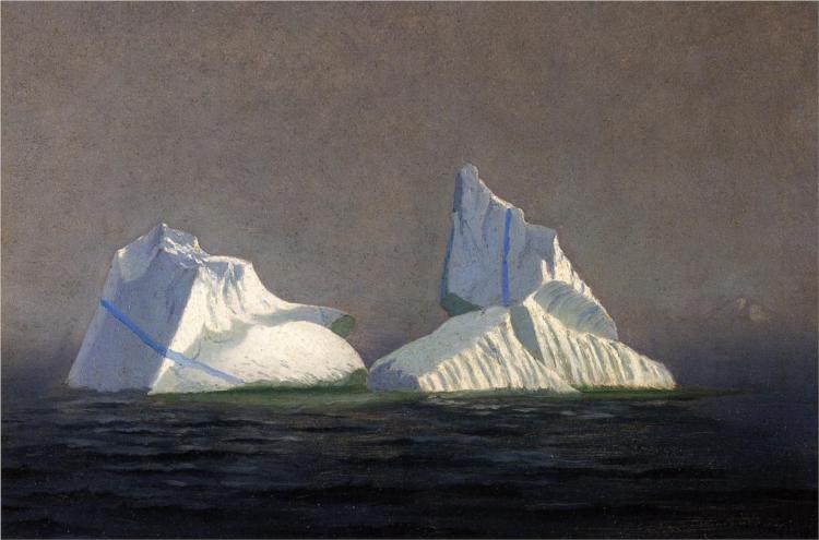 Icebergs, 1865 - Вільям Бредфорд