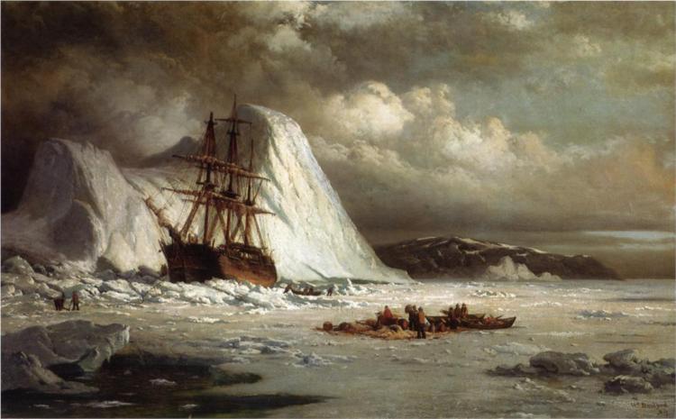 Icebound Ship - William Bradford