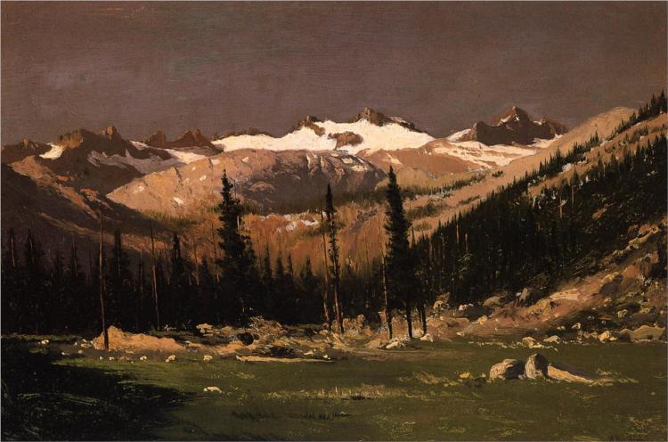 Mount Lyell above Yosemite, 1878 - Уильям Брэдфорд