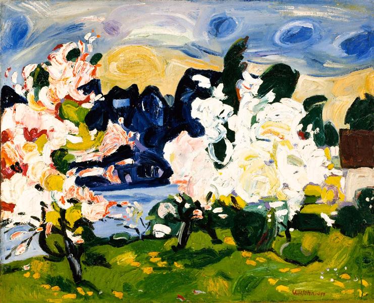 Fruit Trees and Mountains, 1938 - William H. Johnson