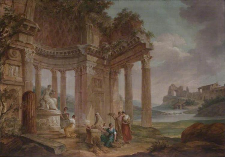 Classical Ruins, 1778 - Уильям Гамильтон