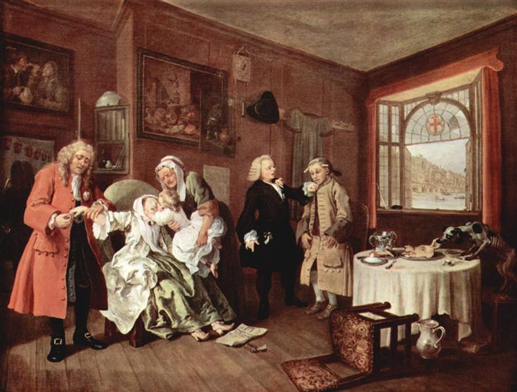 Suicide of the Countess, c.1743 - c.1745 - Уильям Хогарт