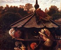 The Festival of St. Swithin or The Dovecote - William Holman Hunt