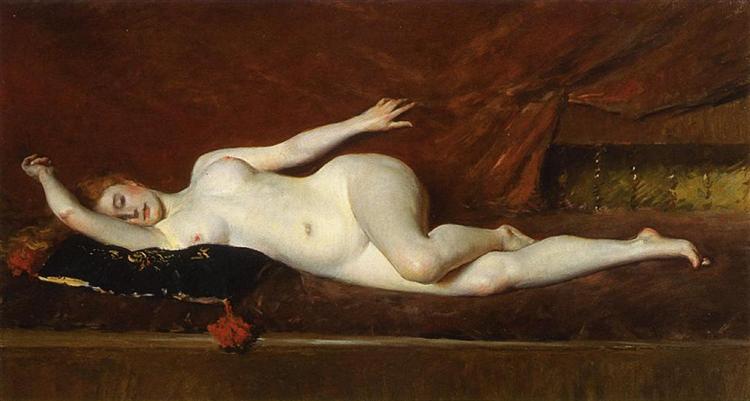 A Study in Curves, 1890 - William Merritt Chase