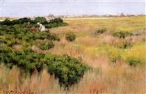 Landscape near Coney Island - William Merritt Chase