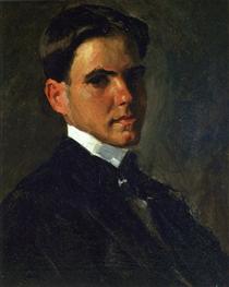 Portrait of Julian Oderdonk - William Merritt Chase