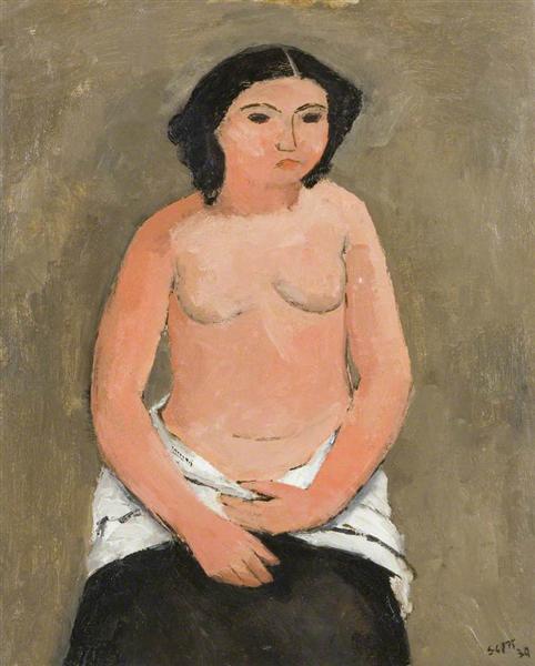 Breton Nude, 1939 - Вільям Скотт