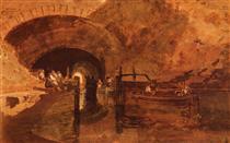 A Canal Tunnel Near Leeds - J.M.W. Turner