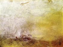 Схід сонця із морськими чудовиськами - Вільям Тернер