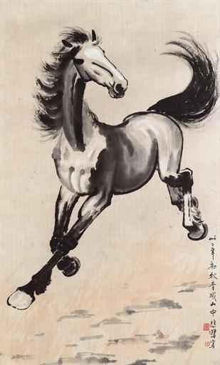 Galloping Horse, 1943 - 徐悲鴻