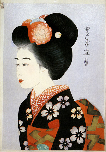 A Dancer of Kyoto, 1924 - Ямамура Тоёнари