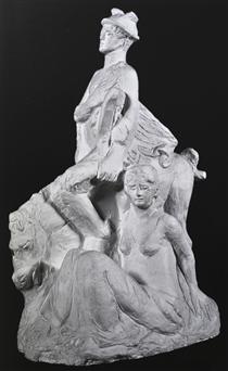 Mercury, Venus and Pegasus - Yannoulis Halepas