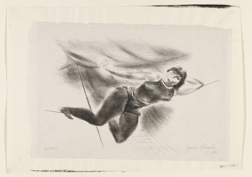 Circus Girl No. 1 - (On the Wire), 1920 - Yasuo Kuniyoshi